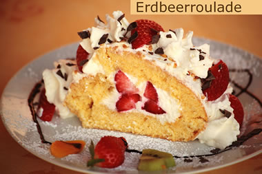 Otti's Erdbeerroulade